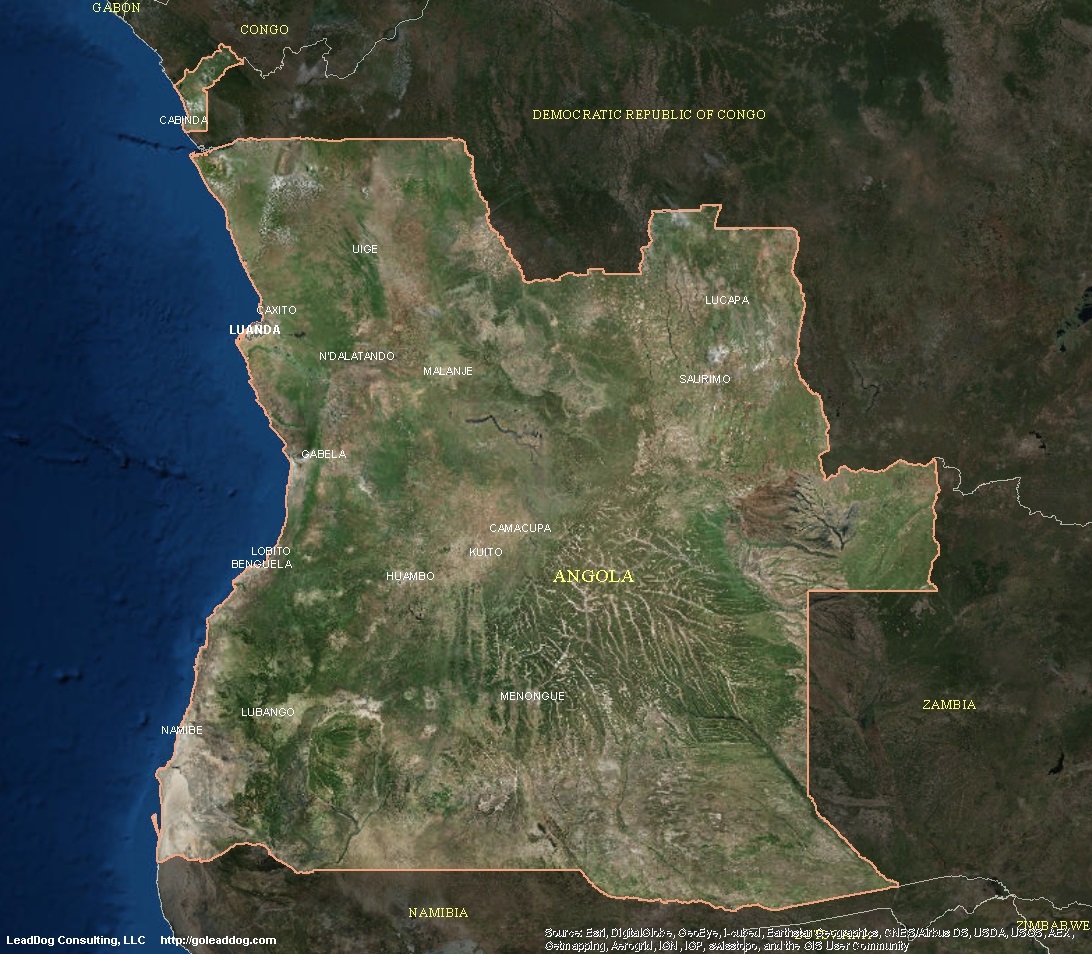 Angola Satellite Maps LeadDog Consulting