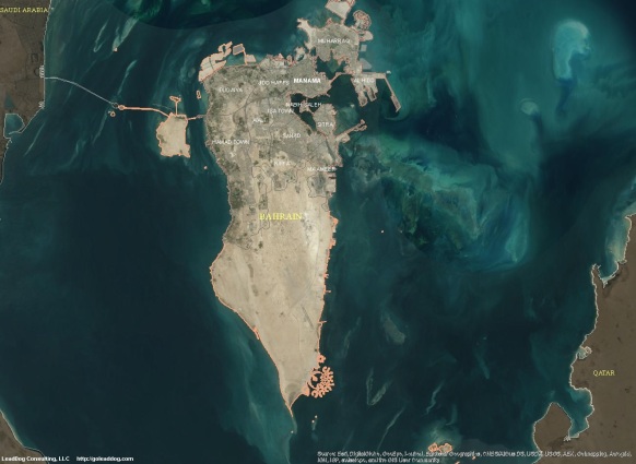 Manama, Bahrain Satellite Map