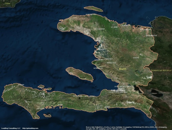 Port-au-Prince, Haiti Satellite Map